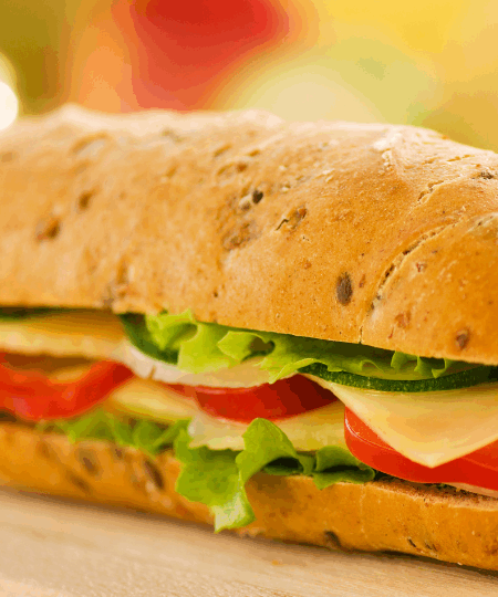 Käse-Paprika-Sandwich