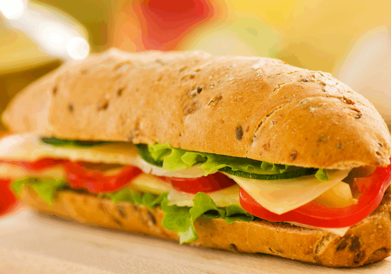 Käse-Paprika-Sandwich