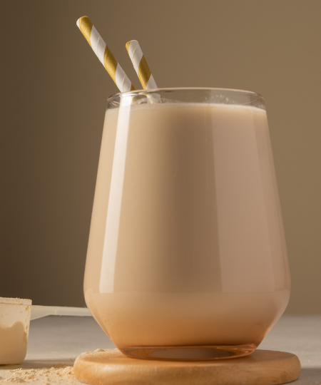 Kaffee-Protein-Smoothie (Vegan Mocha)