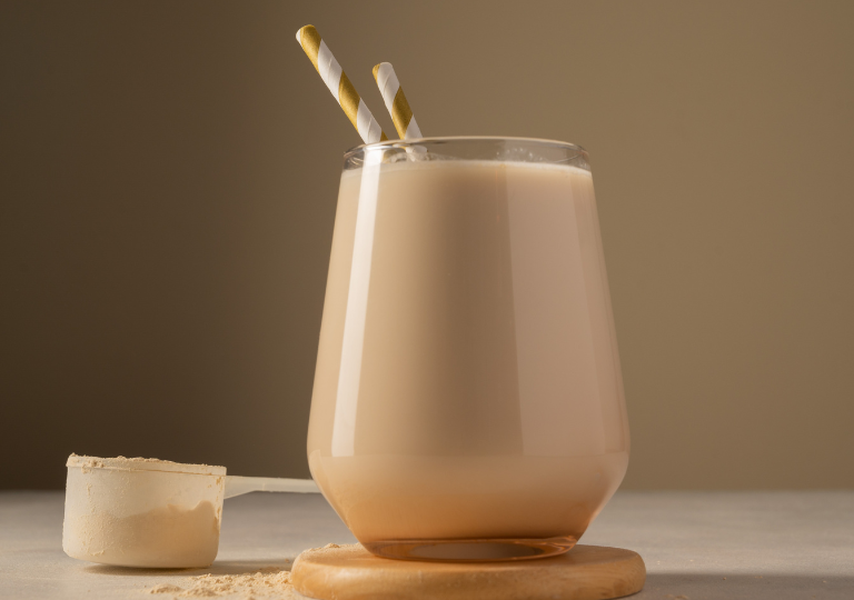 Kaffee-Protein-Smoothie (Vegan Mocha)