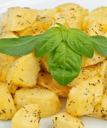 Kartoffelsalat mit Thymian und Olivenöl