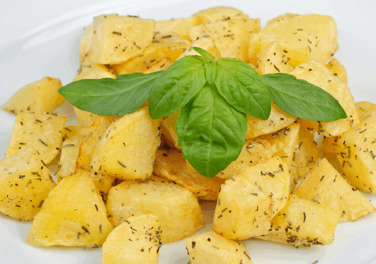 Kartoffelsalat mit Thymian und Olivenöl