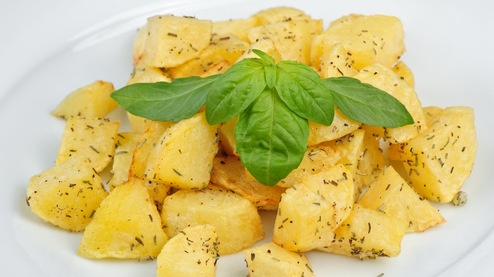 Kartoffelsalat mit Thymian und Olivenöl