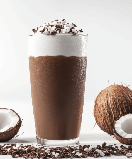 Heiße Kokos-Schoko-Mischung mit Chili