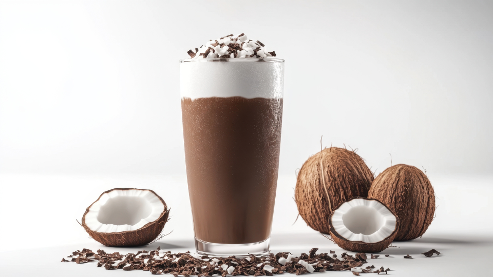 Heiße Kokos-Schoko-Mischung mit Chili