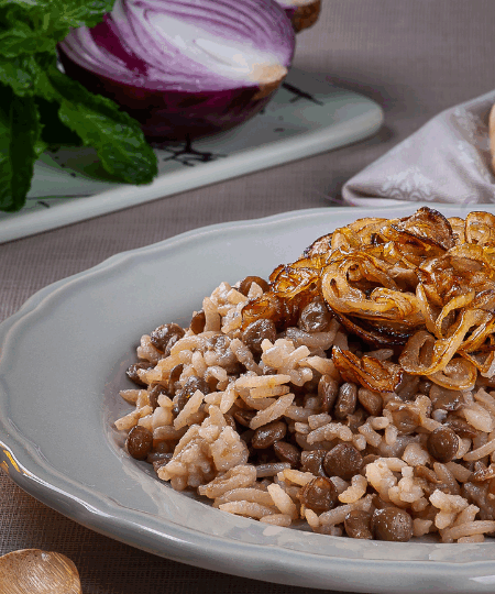 Linsen mit Reis – Mujaddara-Rezept