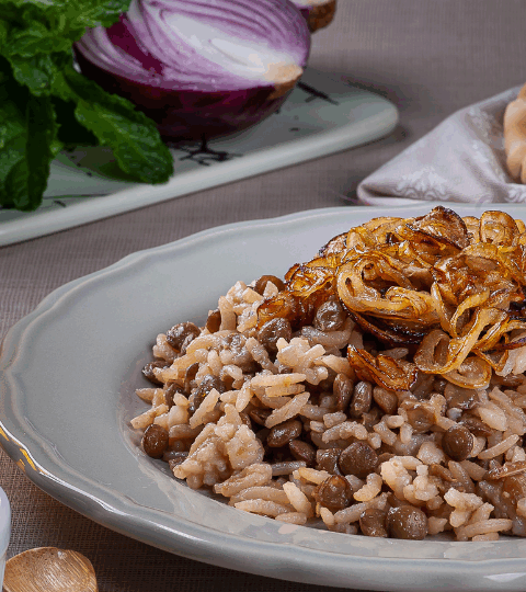 Linsen mit Reis – Mujaddara-Rezept