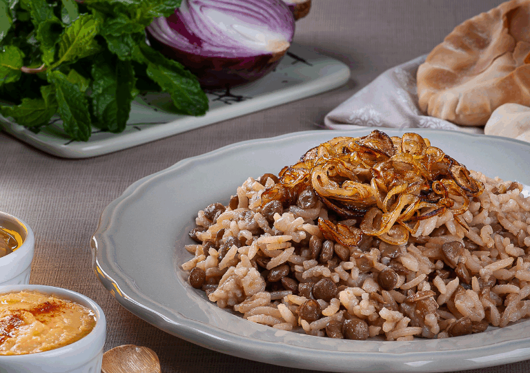 Linsen mit Reis – Mujaddara-Rezept