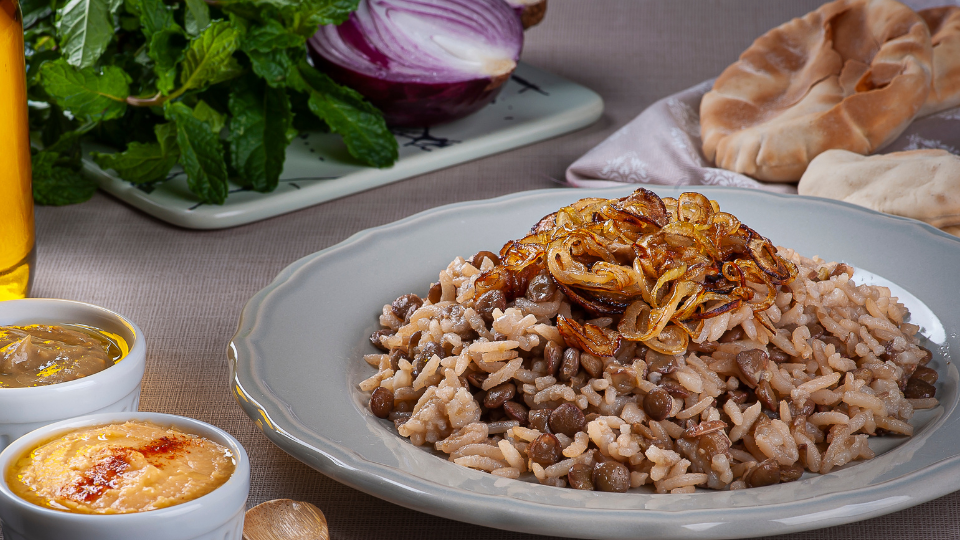 Linsen mit Reis – Mujaddara-Rezept