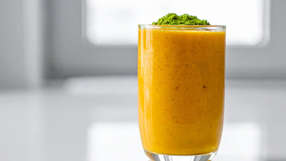 Mango-Linsen-Smoothie - Exotisch & Eiweißreich
