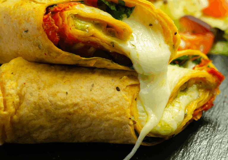 Pesto-Mozzarella-Wrap