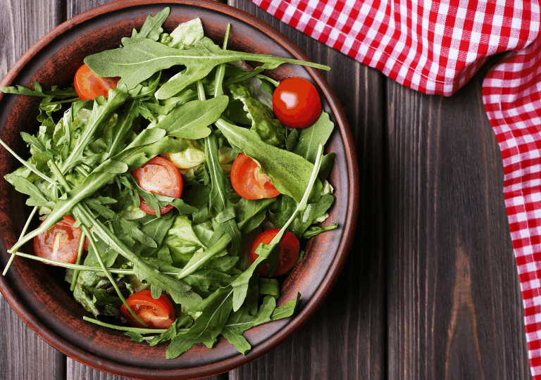 Rucola-Salat mit Kirschtomaten
