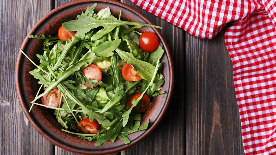 Rucola-Salat mit Kirschtomaten