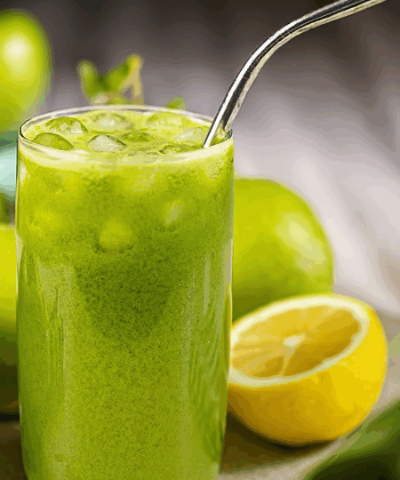 Spinat-Apfel-Saft - Rezept