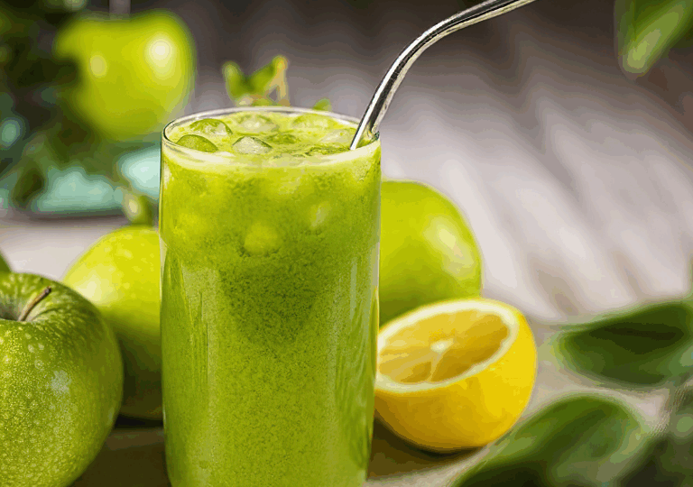 Spinat-Apfel-Saft - Rezept