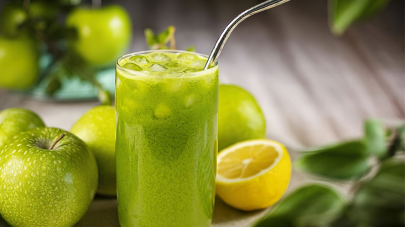 Spinat-Apfel-Saft - Rezept