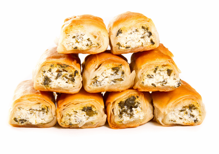 Spinat-Käse-Rollen – Vegetarisches herzhaftes Gebäck