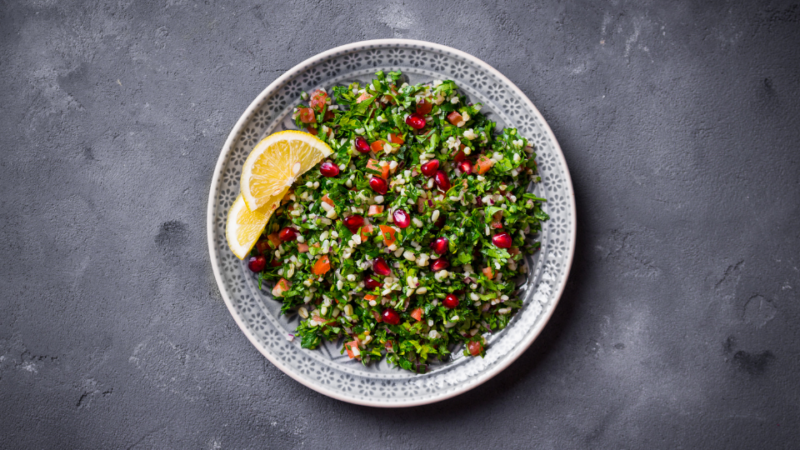 Petersilien-Salat mit Bulgur (Taboulé)