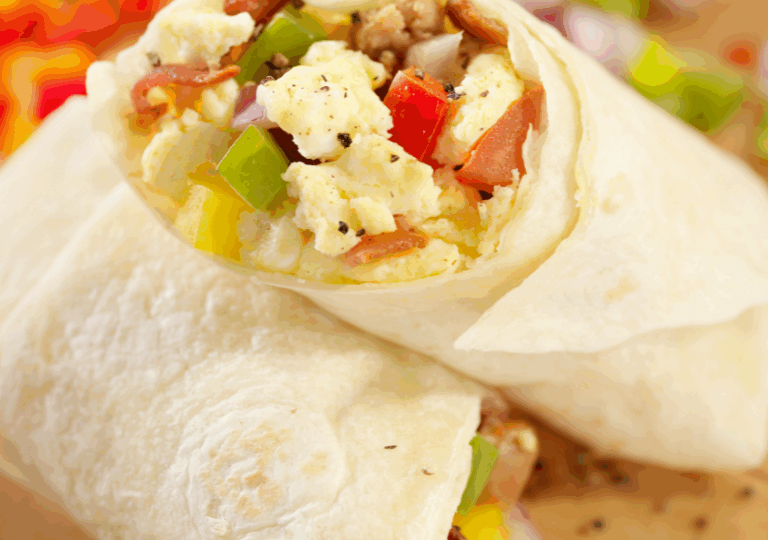 Veganer Tofu-Scramble-Burrito