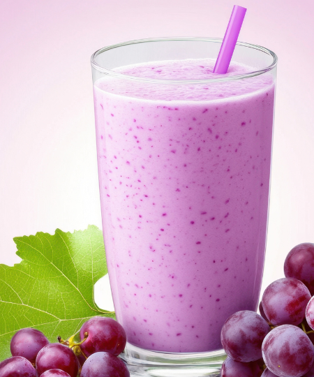 Trauben-Smoothie mit Mandelmilch und Zimt