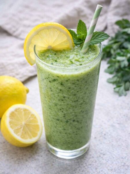 Zitronen-Minz-Smoothie – Frische Energie im Glas