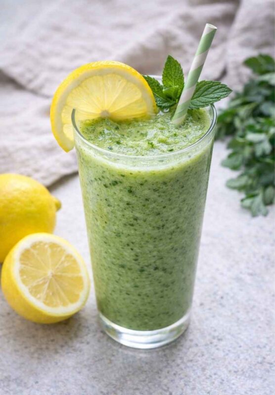 Zitronen-Minz-Smoothie – Frische Energie im Glas