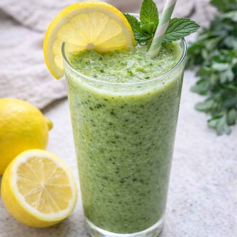 Zitronen-Minz-Smoothie – Frische Energie im Glas