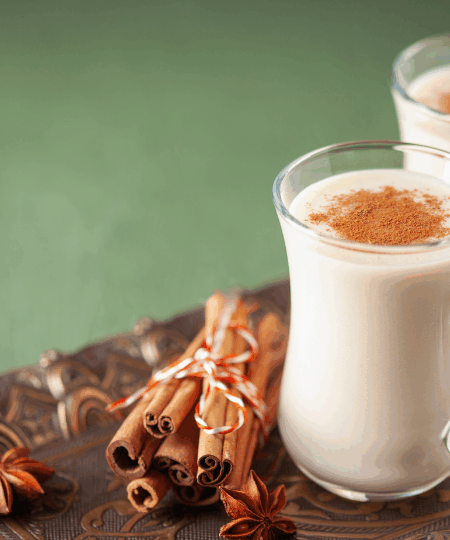 Arabischer Zimt-Milch-Drink