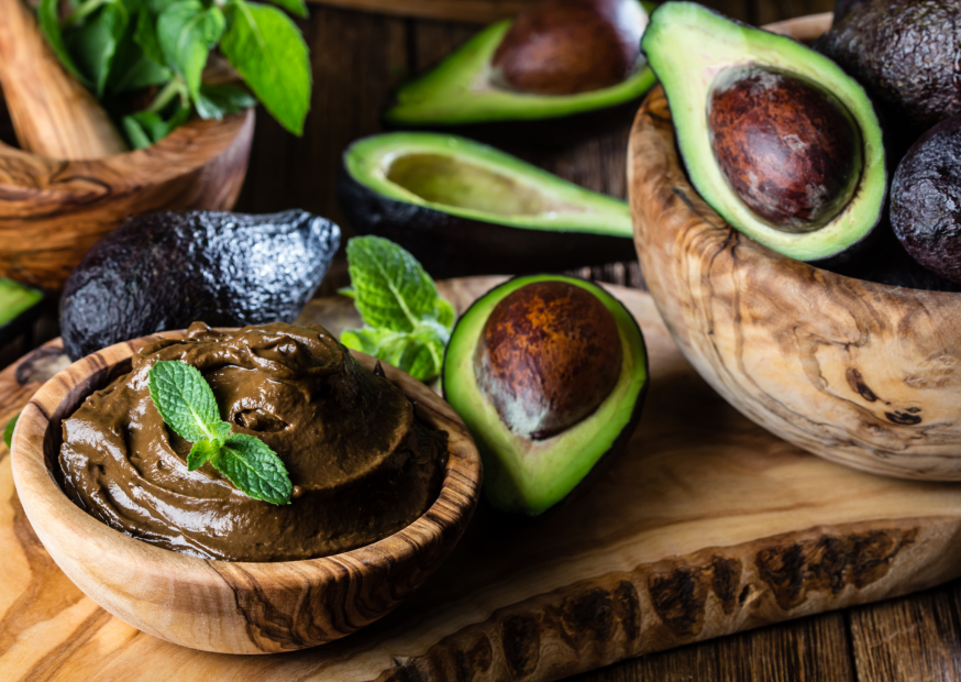 Vegane Schoko-Avocado-Mousse