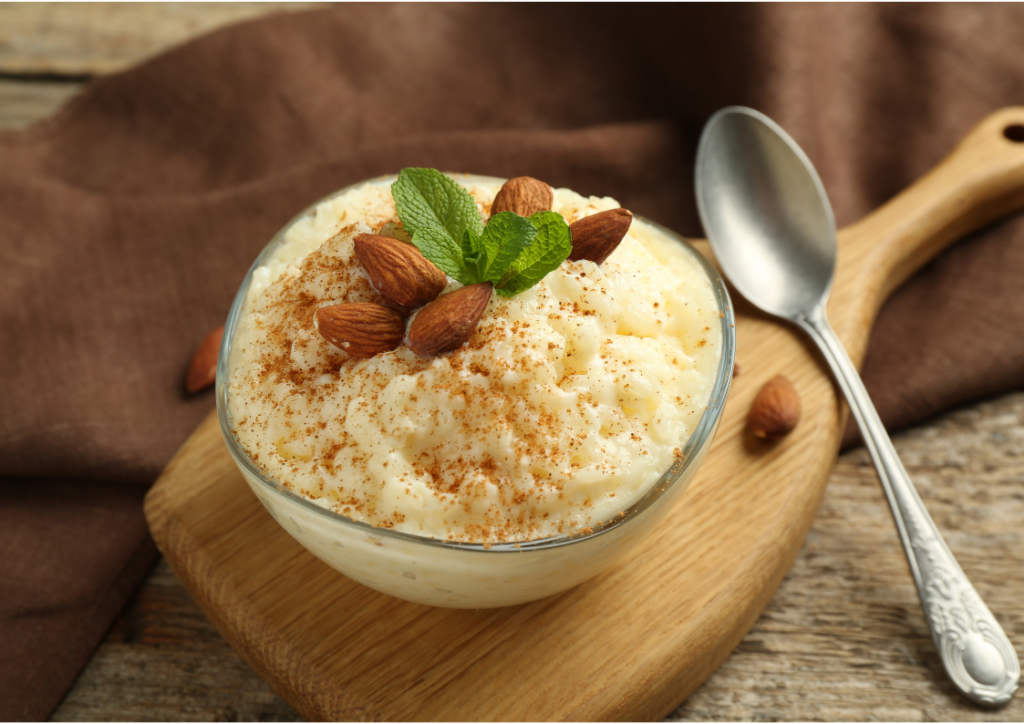 Veganer Vanille-Mandel-Milchreis – Leicht & Cremig