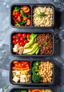 Vegetarisches Meal-Prep für Anfänger:innen: leicht gemacht