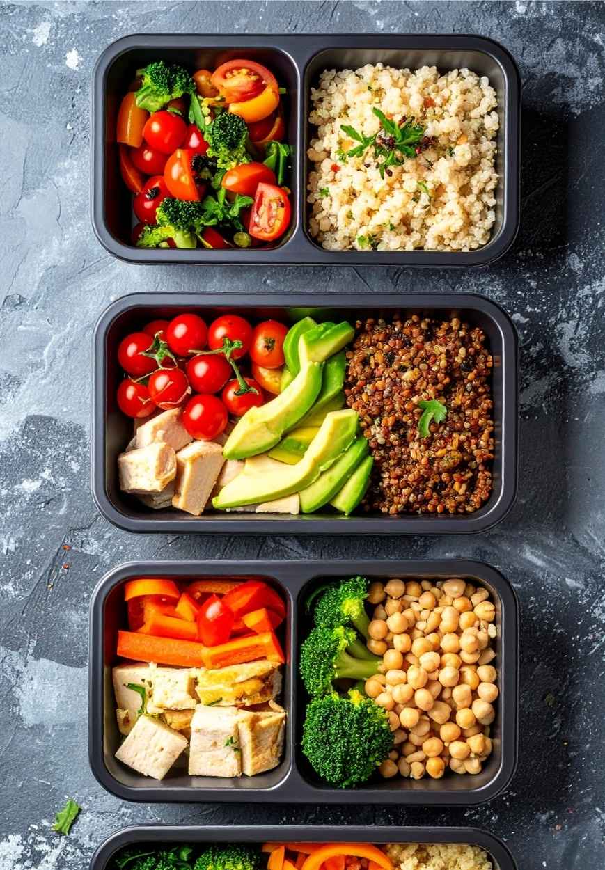 Vegetarisches Meal-Prep für Anfänger:innen: leicht gemacht