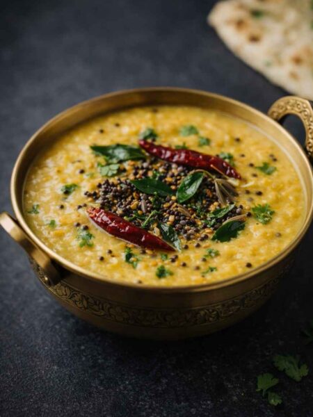 Nariyal Dal – Cremiges Linsendal mit Kokosmilch und südindischen Gewürzen