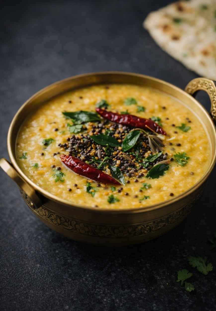 Nariyal Dal – Cremiges Linsendal mit Kokosmilch und südindischen Gewürzen