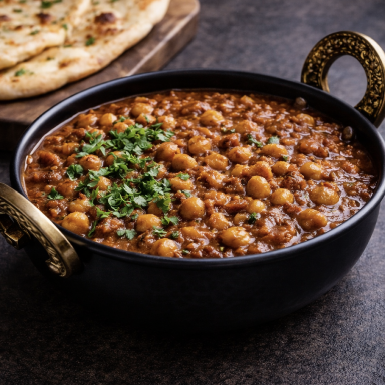 Chana Masala – Pikantes Kichererbsen-Curry aus Nordindien