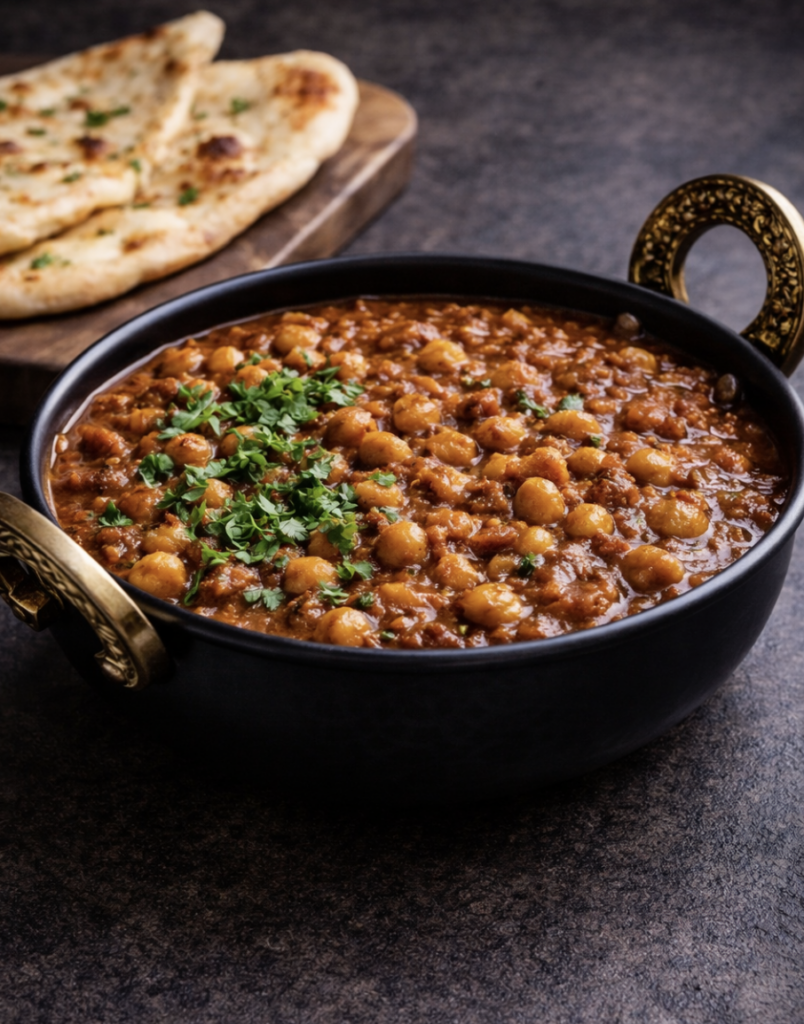 Chana Masala – Pikantes Kichererbsen-Curry aus Nordindien