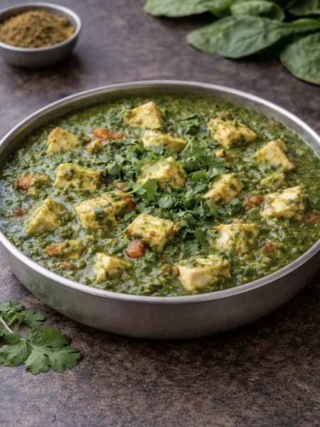 Palak Paneer – Cremiges Spinat-Paneer-Curry, nährstoffreich und aromatisch