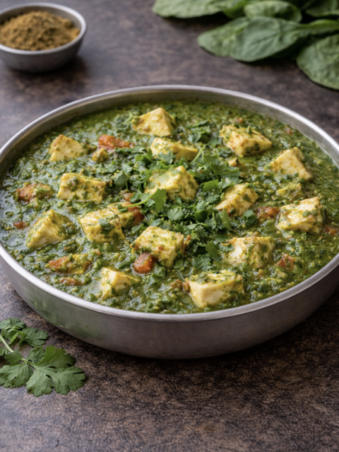 Palak Paneer – Cremiges Spinat-Paneer-Curry, nährstoffreich und aromatisch