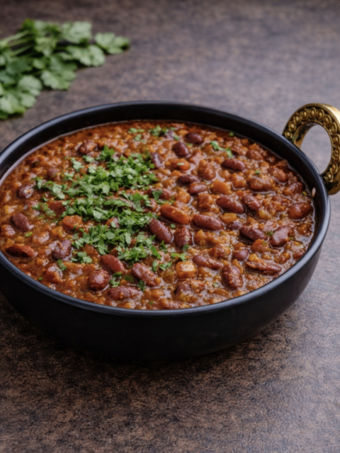 Rajma Masala – Kidneybohnen-Curry in würziger Tomaten-Zwiebel-Soße