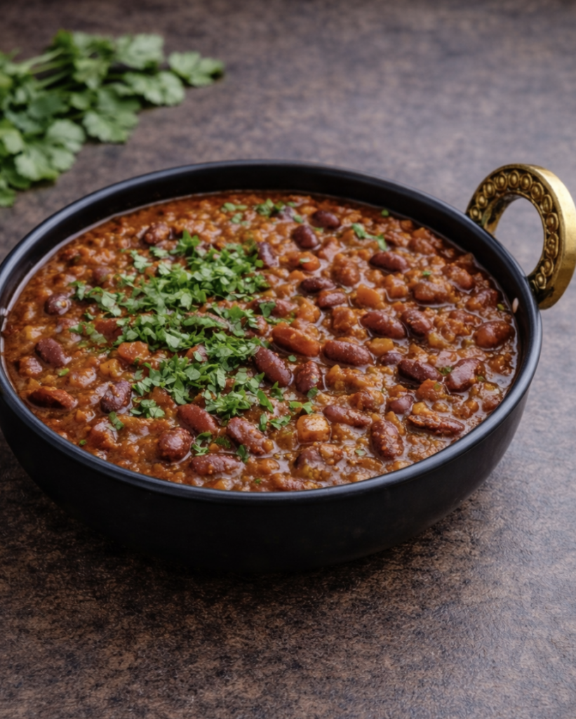 Rajma Masala – Kidneybohnen-Curry in würziger Tomaten-Zwiebel-Soße