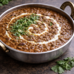Dal Makhani – Cremiges schwarzes Linsen-Curry, langsam gekocht