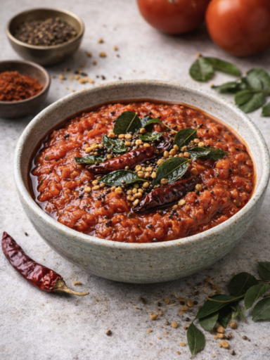 Tomaten Chutney – Rezept (Tamatar Chutney)