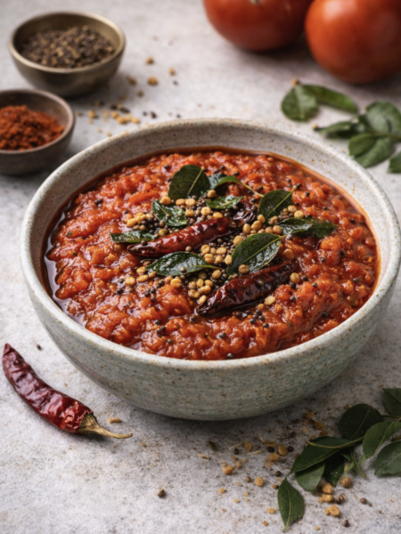 Tomaten Chutney – Rezept (Tamatar Chutney)