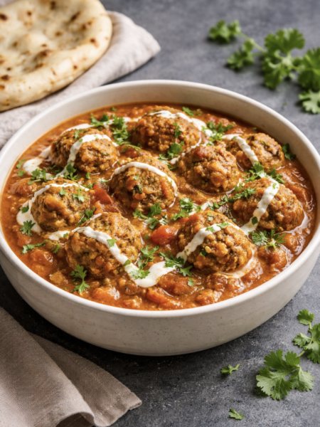 Vegetable Kofta – Gemüse-Kofta in cremiger Sauce
