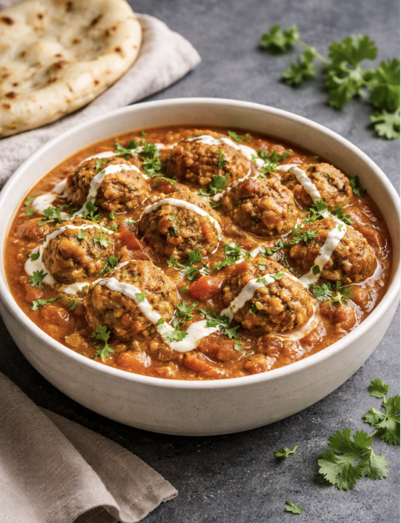 Vegetable Kofta – Gemüse-Kofta in cremiger Sauce