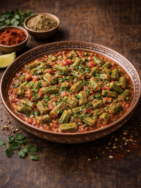 Okraschoten-Eintopf orientalischer Art