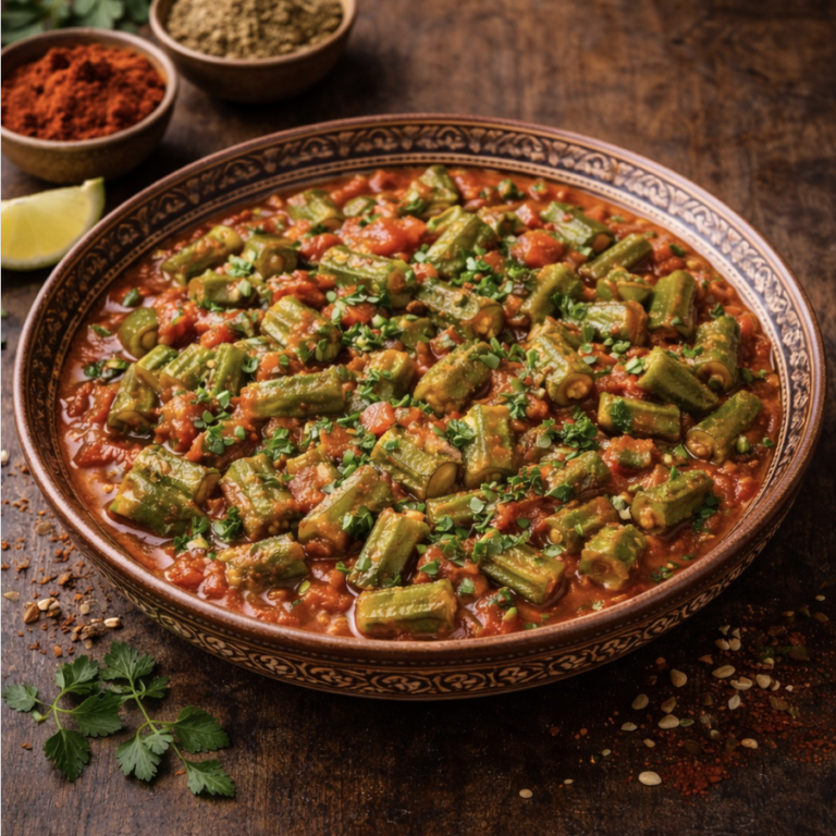 Okraschoten-Eintopf orientalischer Art