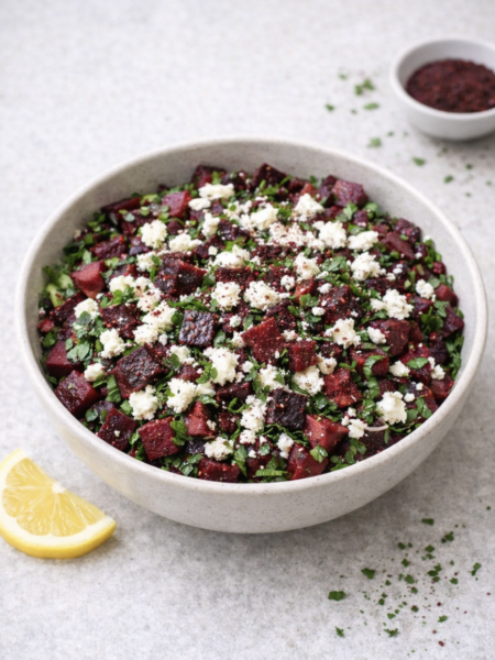 Rote-Bete-Salat mit Feta – Einfach, gesund & in 15 Minuten fertig