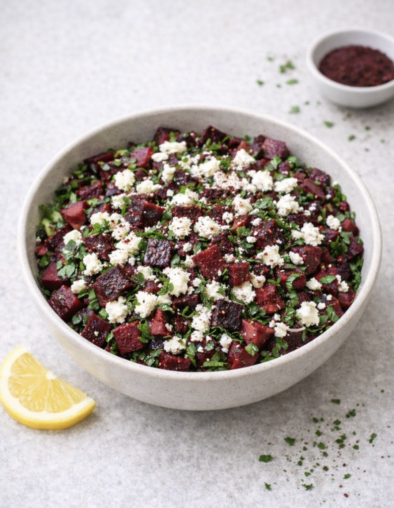 Rote-Bete-Salat mit Feta – Einfach, gesund & in 15 Minuten fertig