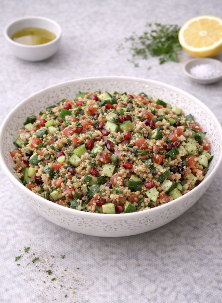 Bulgursalat mit Gemüse – Frisch, gesund & sättigend